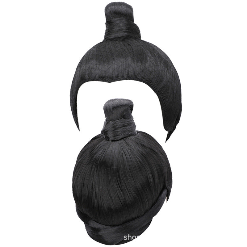 Men's Master Shape Full Head Cover Han Chinese Clothing For One-piece Cos Wig