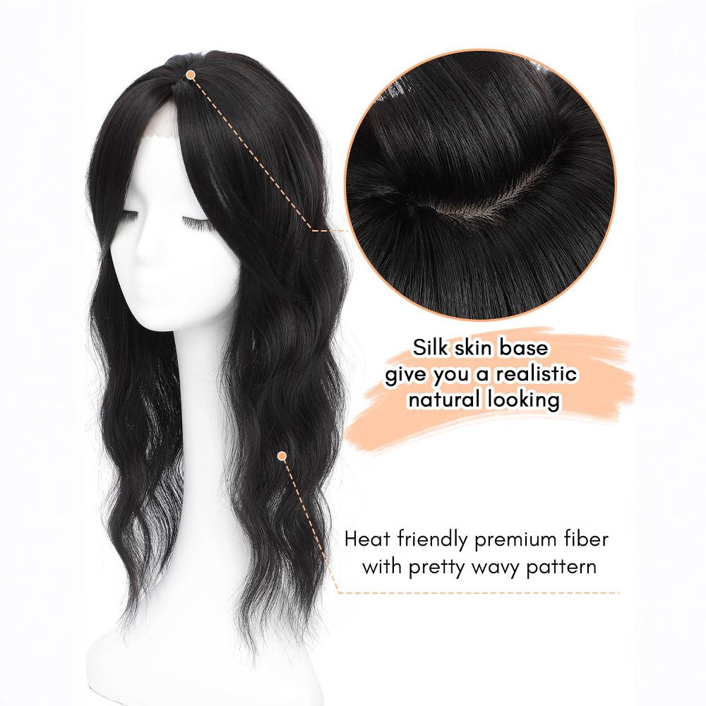 Women's Hairpiece Hollow Mesh Lace Bangs Water Wig