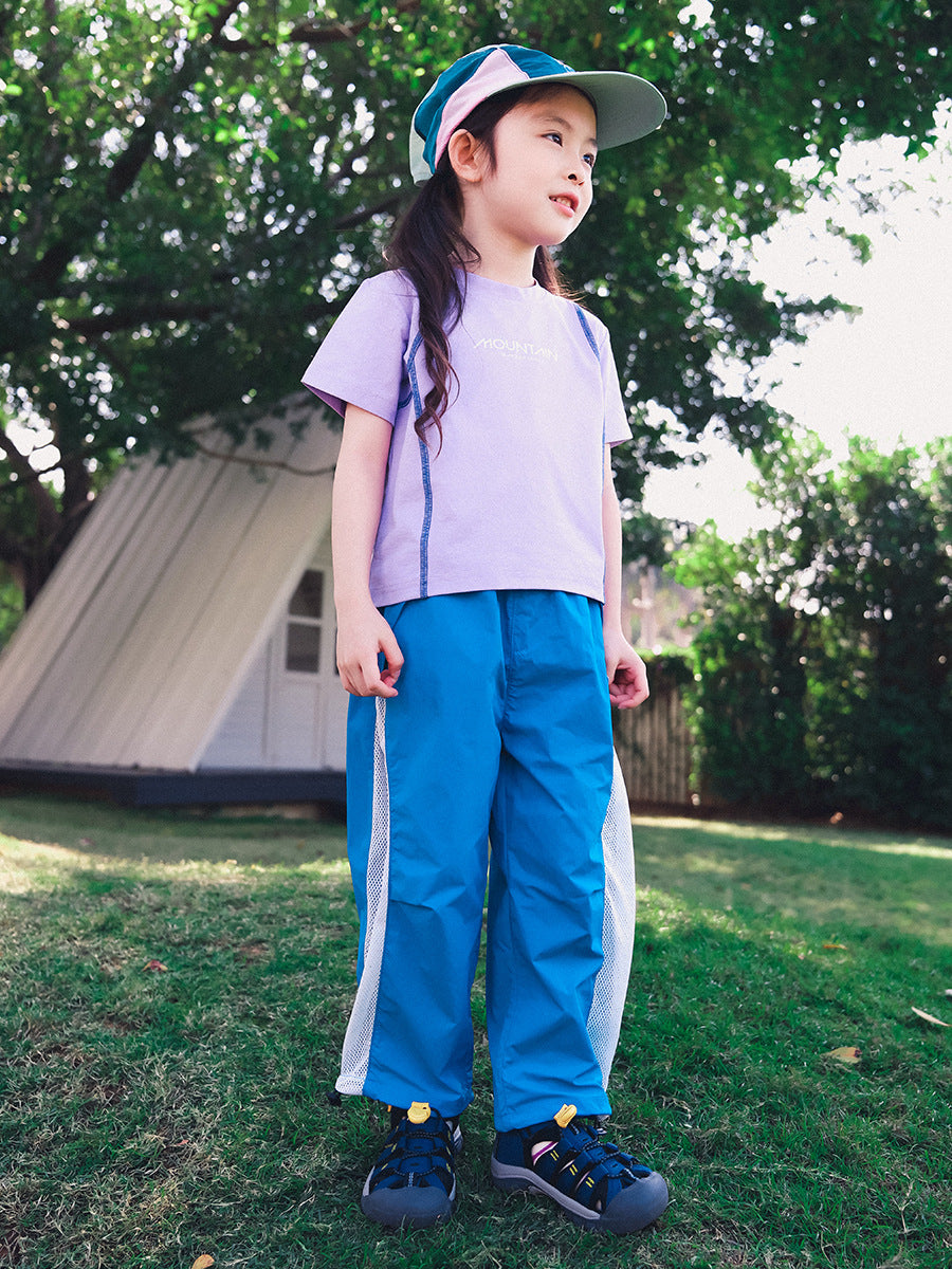 Children's Summer Outdoor Sports Trousers Mountain Style Mesh Children's Pants