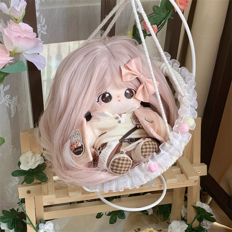 Plush Hair High Temperature Silky Soft Silk Head Long Straight Wig