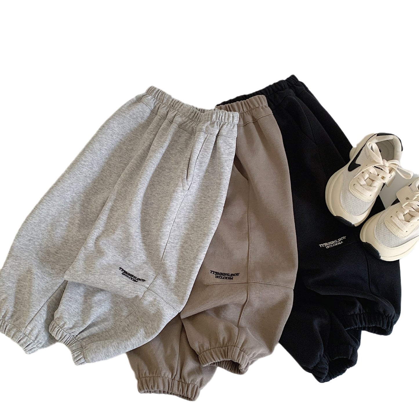 Men's & Children's Spring Trousers Sports Outerwear Casual Crawler Children's Pants