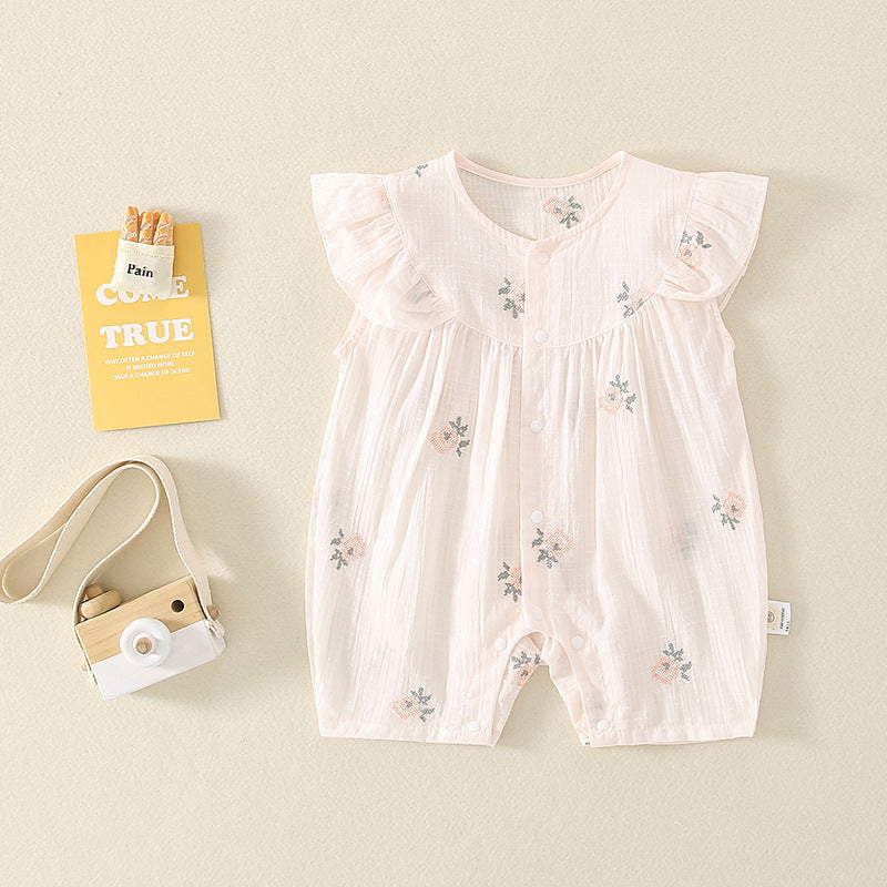Clothes For Babies Summer Romper Chinese Jumpsuit, Climbing Suit