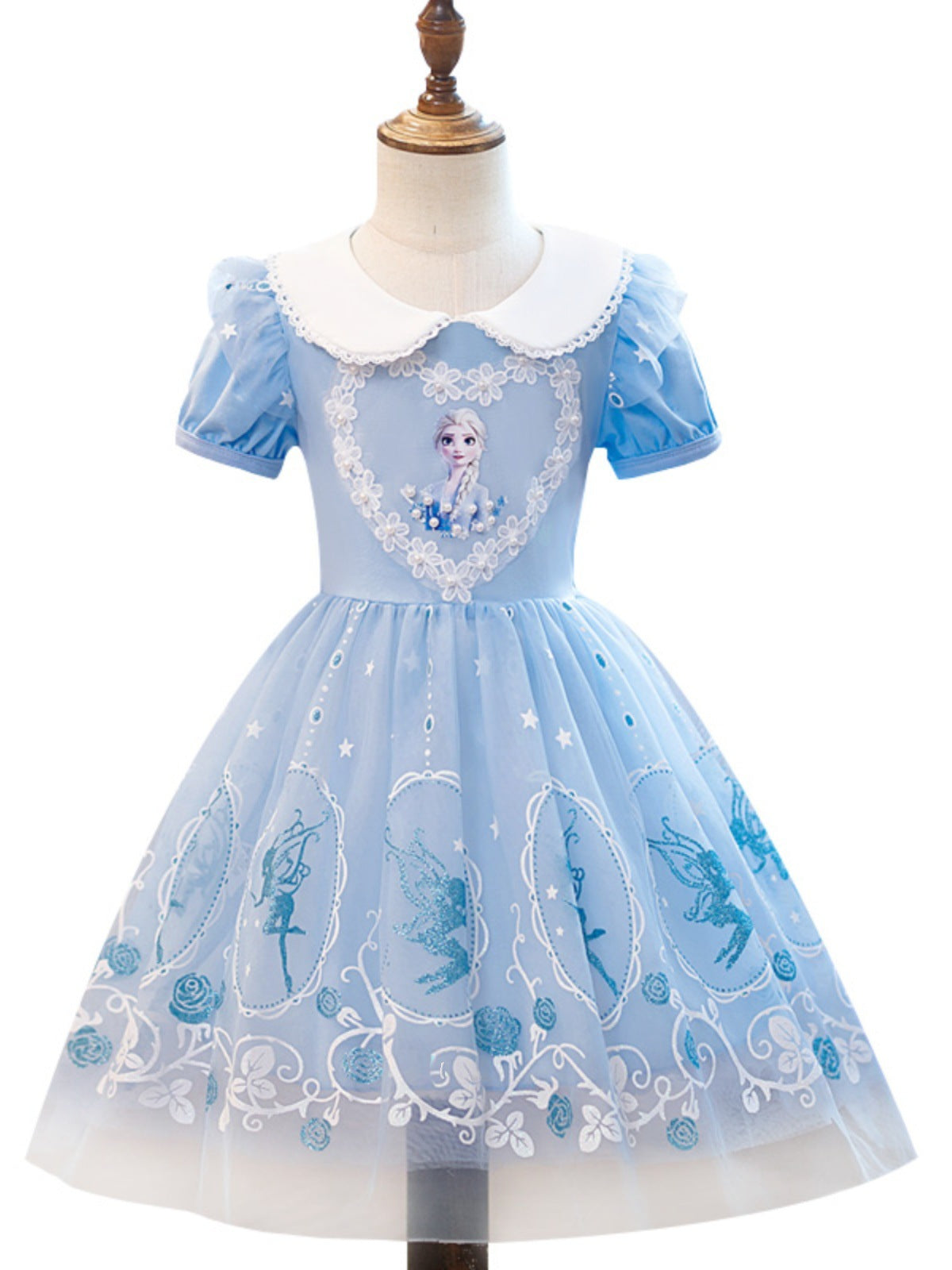 Children's Frozen Princess Elsa Skirt Summer Children's Dress