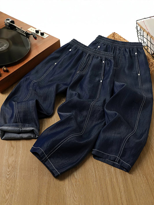 Children's Denim Matchet Summer Thin High Waist Casual Children's Pants
