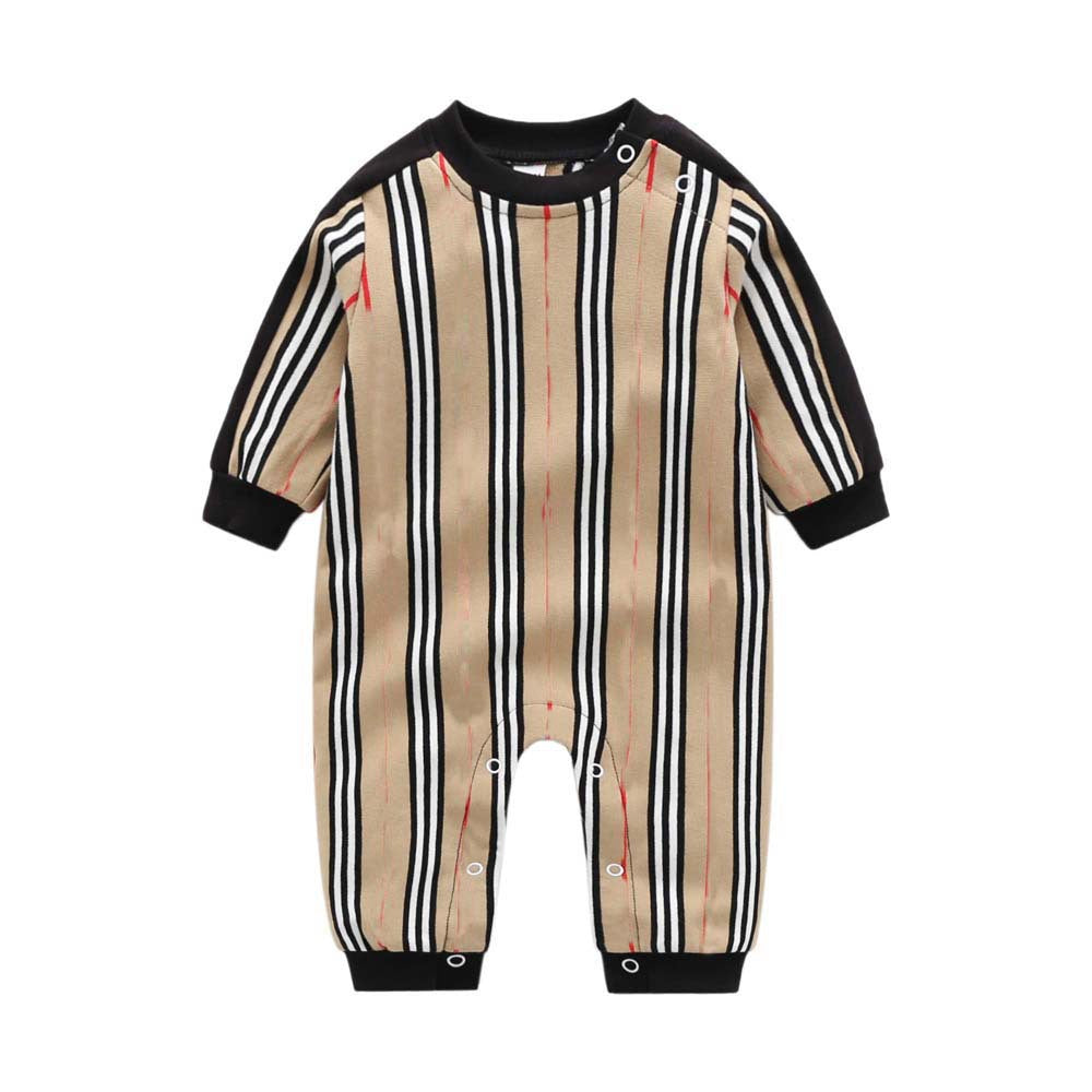 Wear Pure Cotton Rompers Handsome Born Boy Long Sleeve Romper Jumpsuit, Climbing Suit