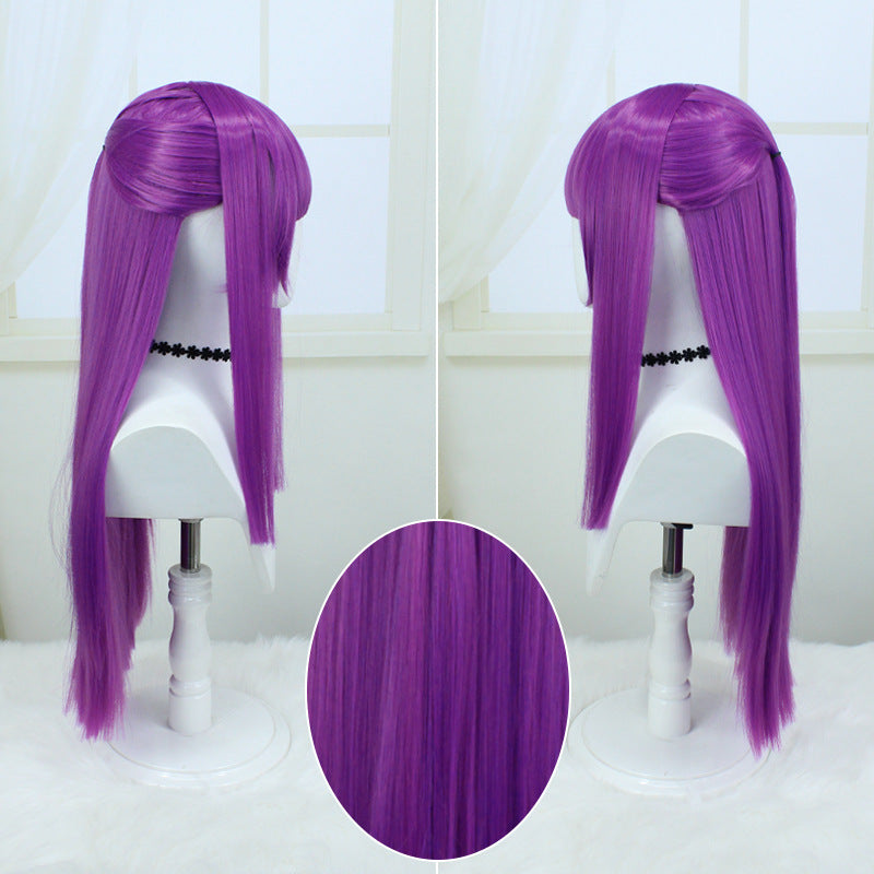 Fu Lillian Artificial Scalp Top Long Hair Fake Cos Wig