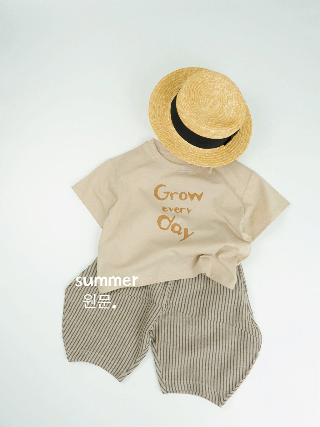 Children's Short-sleeved Summer Boy Clothing Loose Western Style Half Sleeve Letters Children's T-shirt