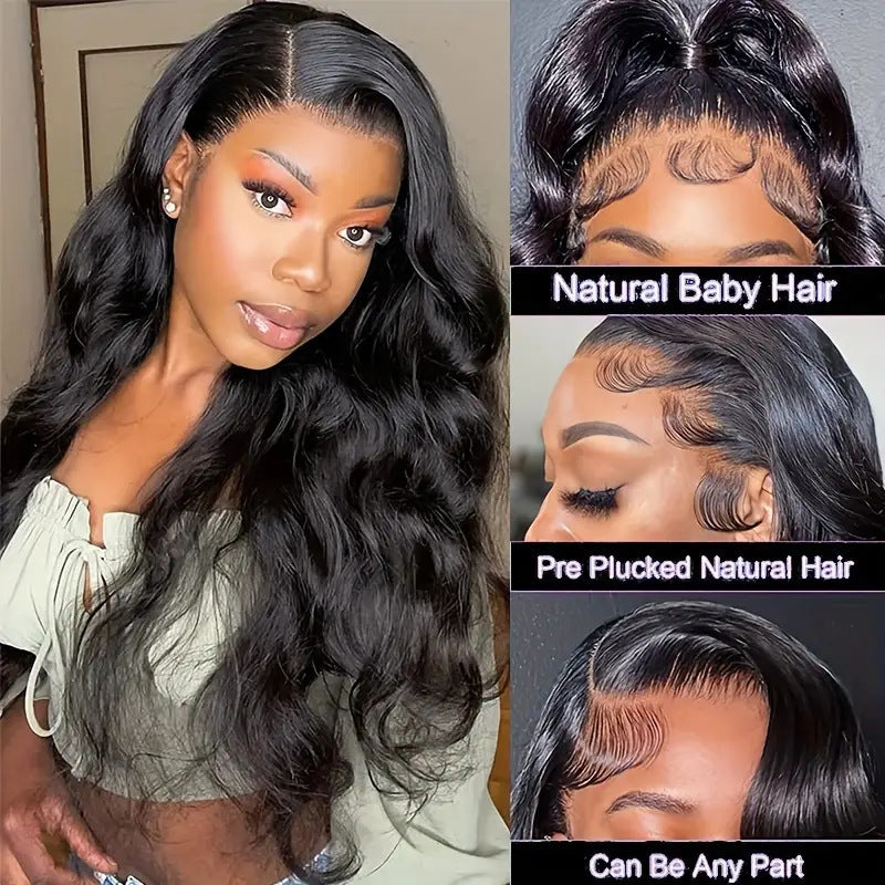Front Lace Female Medium Large Wave Curly Hair Fluffy Wig Long Curls
