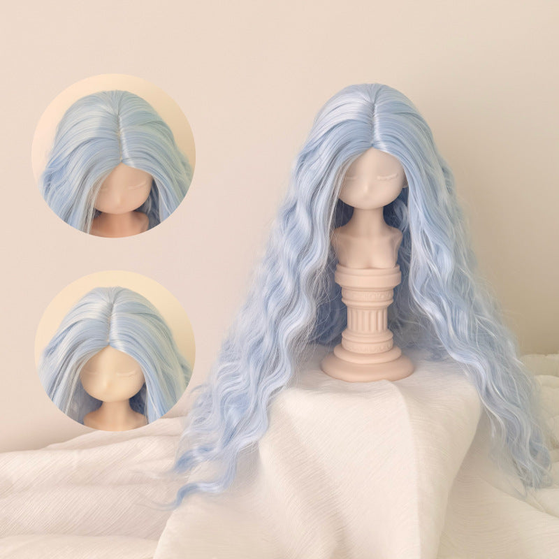 Small Curls Handmade Dress Up Blank Hair Head Cos Wig