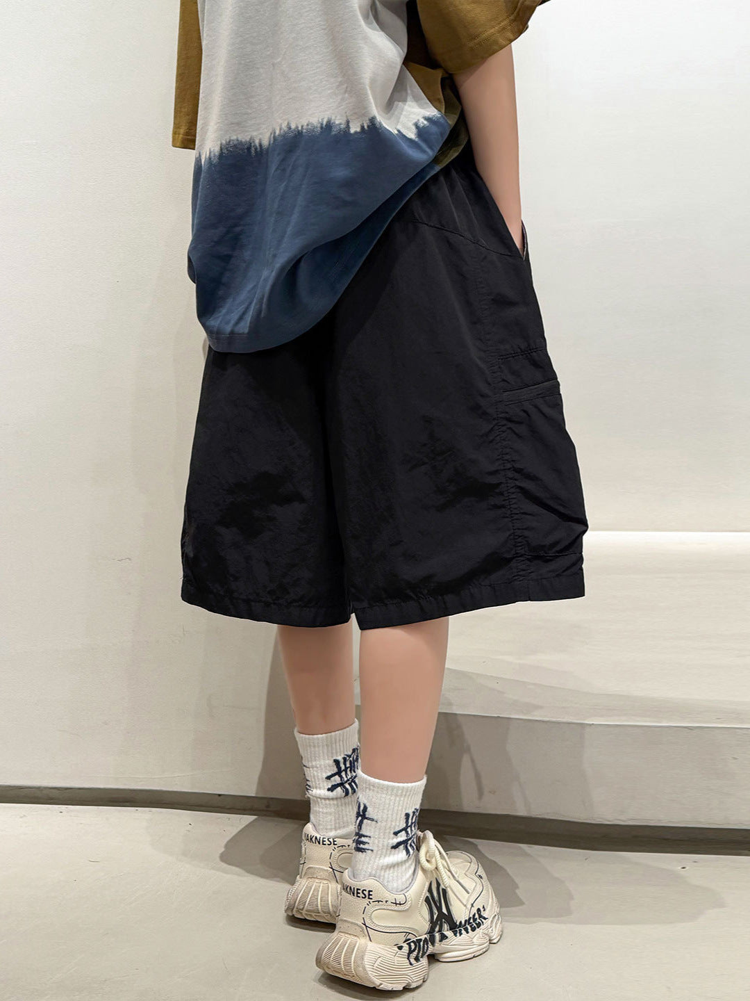 Boys Cargo Shorts Summer Middle The Big Fifth Children's Pants