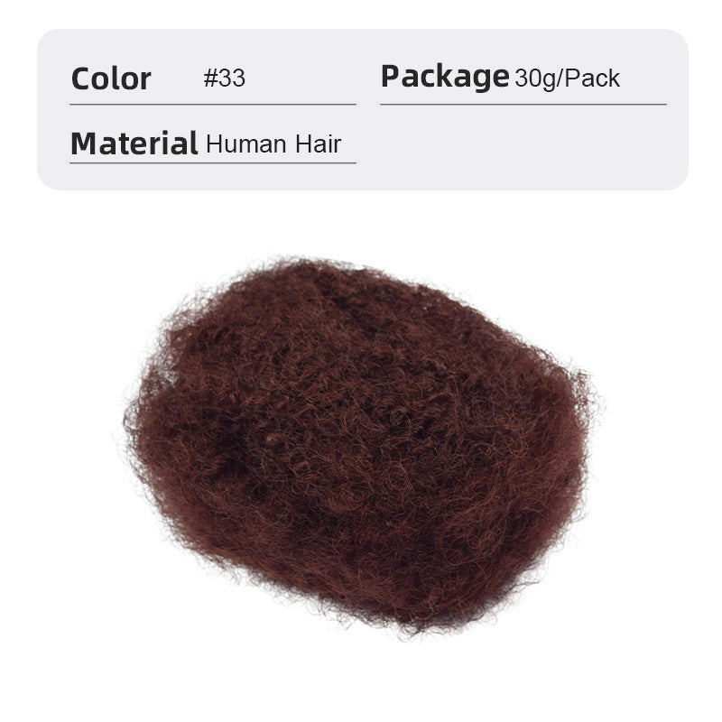 Comfortable African Human One Bag All Real Hair Wig