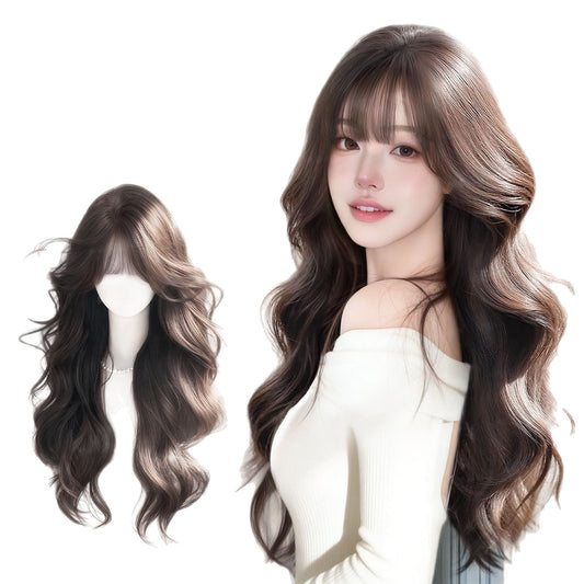 Hair Upgrade Simulation Scalp Arbitrary Split Fluffy Big Wig Long Curls