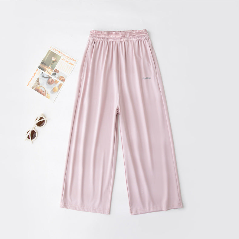 Children's Summer Trousers Korean Style Casual Ice Children's Pants