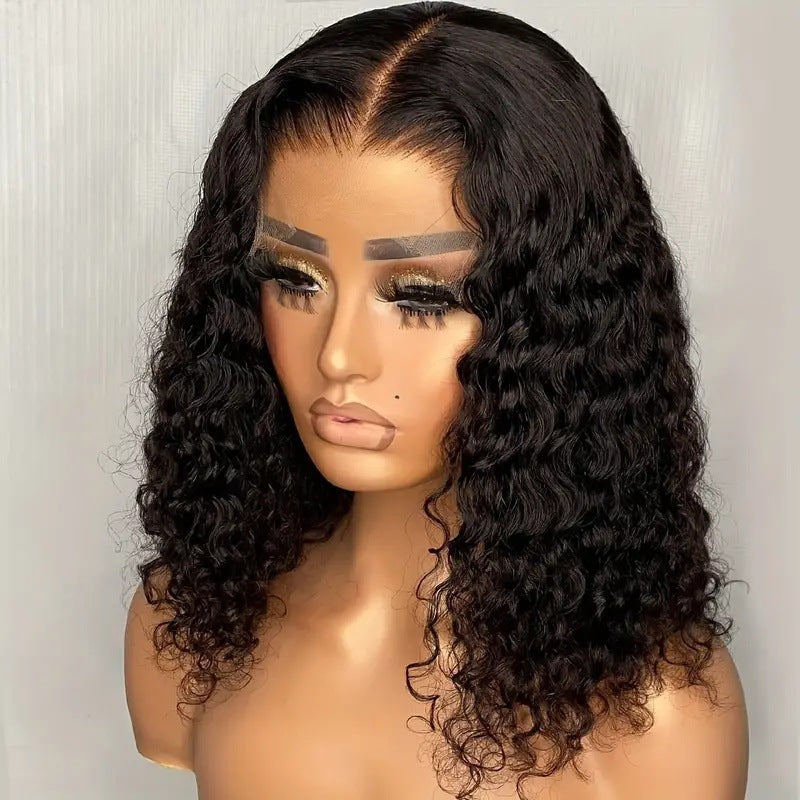 Small Curly Fluffy African Fashion Front Wig Long Curls