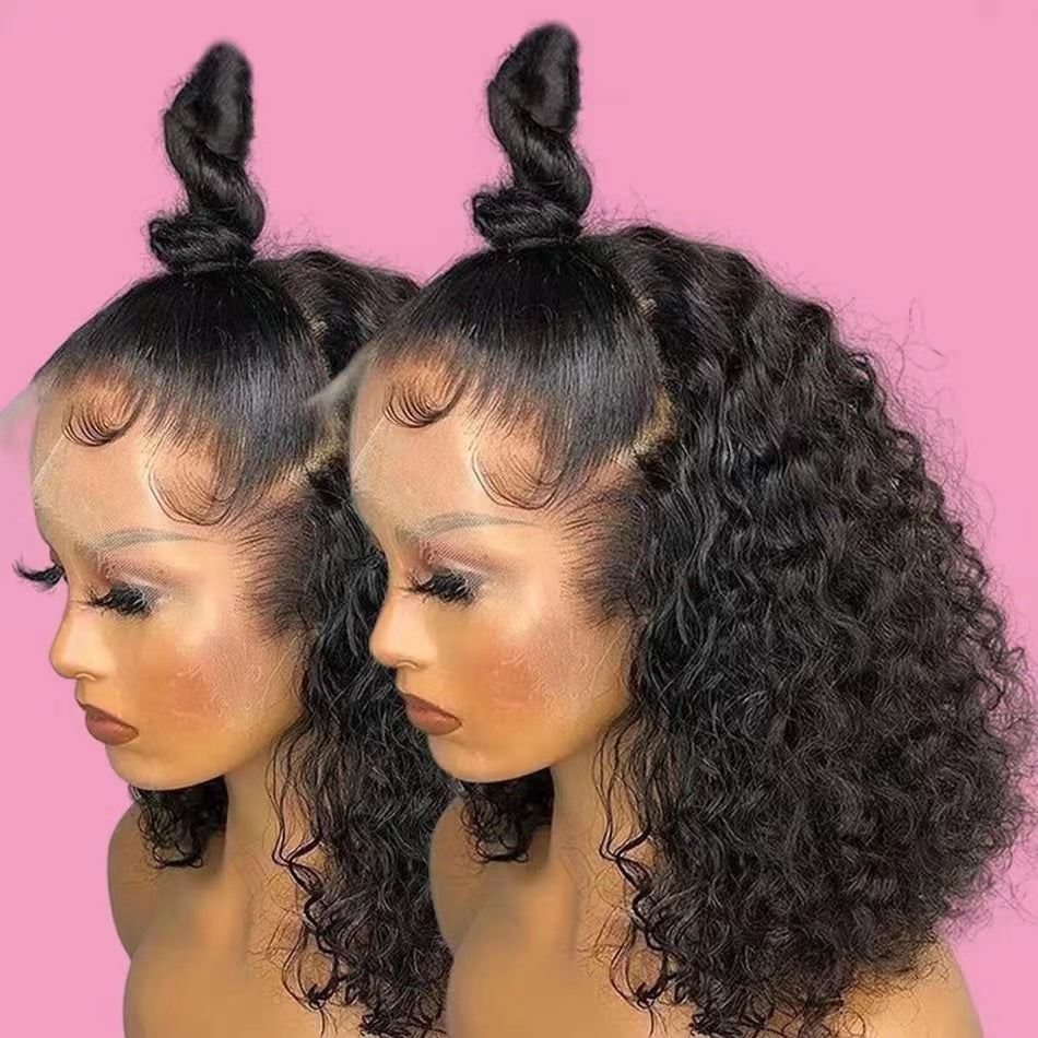 Beautiful Pretty Classy Classic Front Lace Wig Short Curly Hair