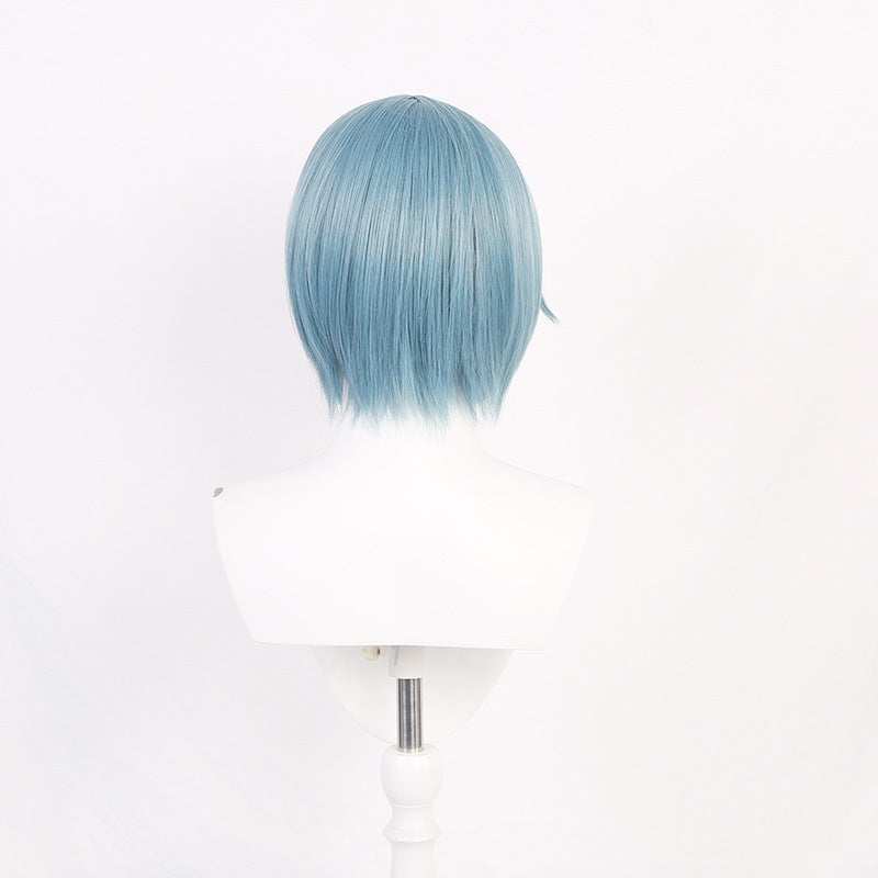 Magi Beauty Fragrant Light Blue Short Cos Wig