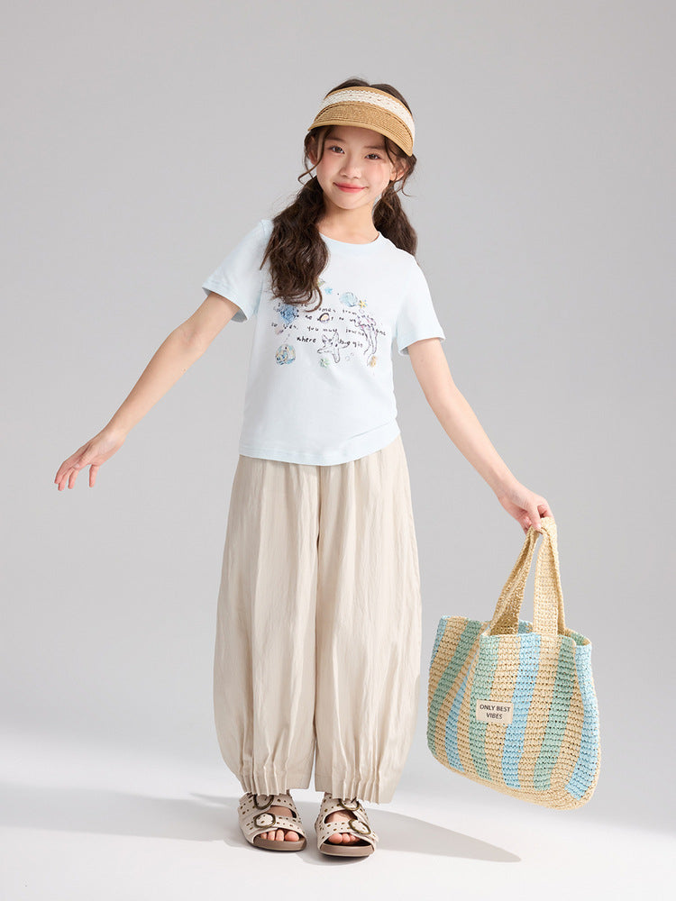Children's Pudding Jacket Summer Refreshing Superior Cotton Children's T-shirt
