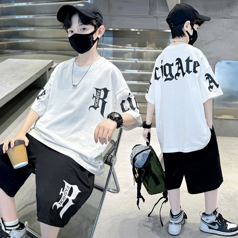 Children's Clothing Shorts Short-sleeved Thin Sports Boys Children's Suit