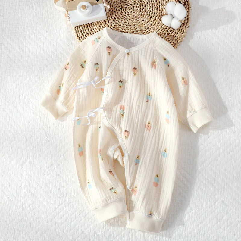 Class Antibacterial Born Cotton Gauze Jumpsuit Jumpsuit, Climbing Suit