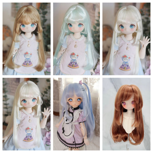 Accessories Head Cover Small Cloth Cotton Doll Points Straight Cos Wig