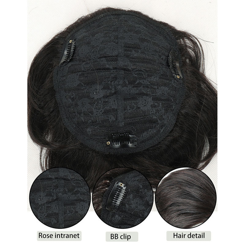 Men's Head Invisible Hair Supplementing Piece Human Other Wig