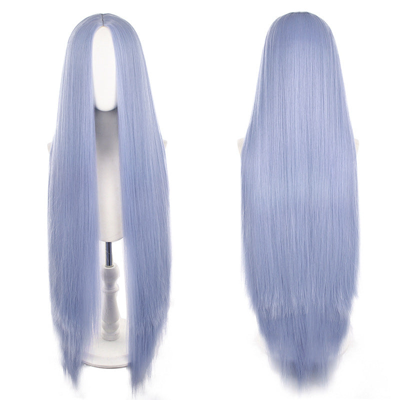 Mid-length Universal Long Straight Scalp Style Cos Wig