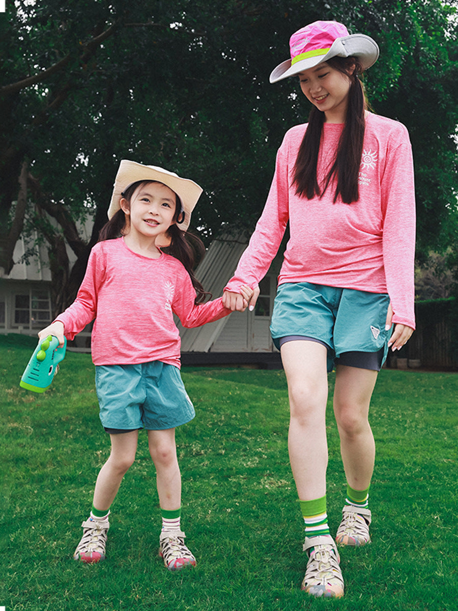 Children's Clothing Outdoor Exercise Shorts Summer Lightweight Lined Mother Daughter Family Children's Pants