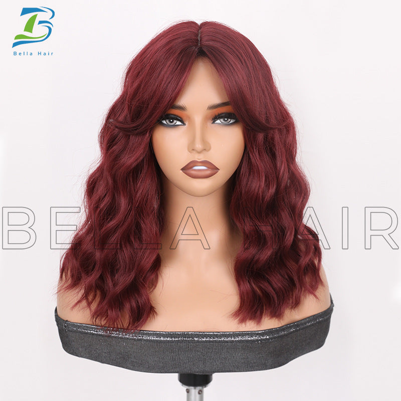 Female Bangs Wave Head Fashion Cover Wig Short Curly Hair