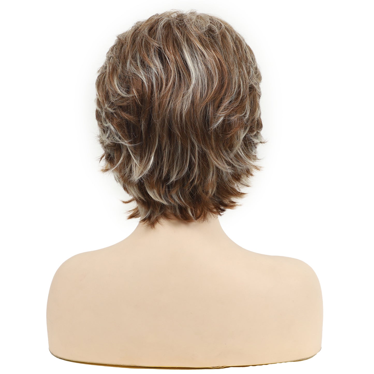 Elegant Glamorous Fashion Fluffy Chemical Fiber Wig Short Straight Hair