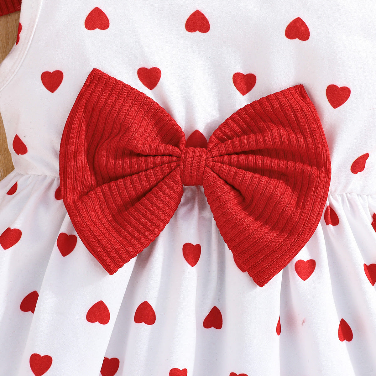 Fashion Long Sleeve Coat Heart Printing Vest Children's Suit