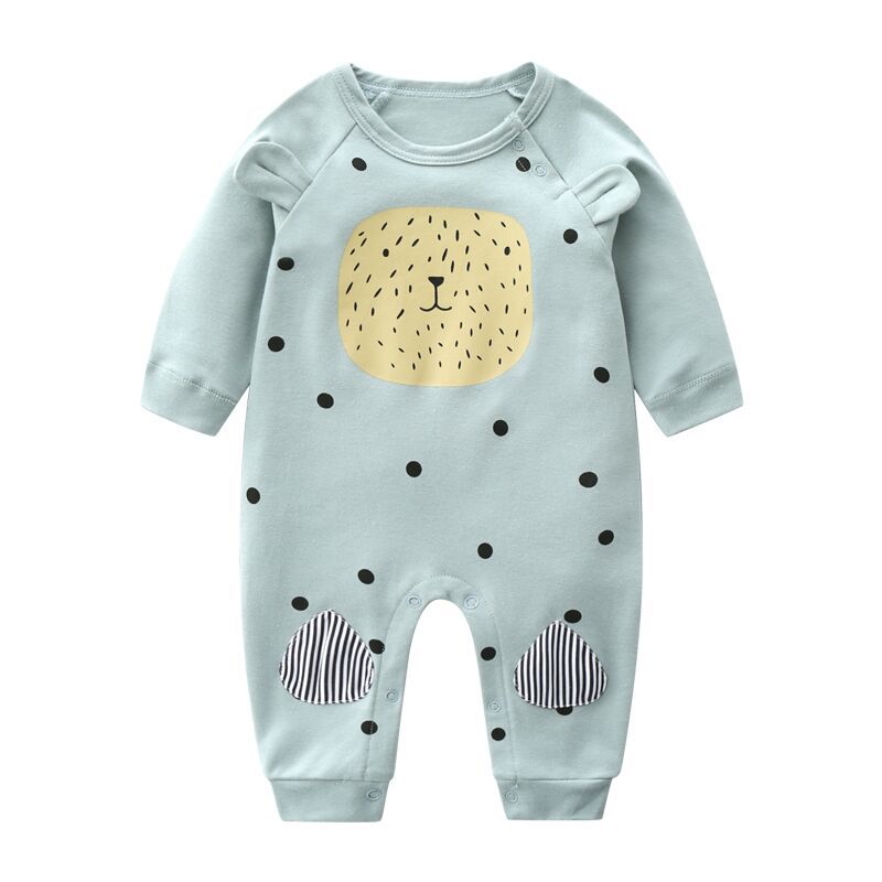 Yo-yo Jumpsuit Romper Cotton Long Sleeve Toddler Jumpsuit, Climbing Suit
