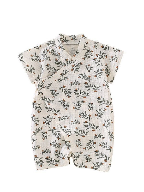 Jumpsuit Class Pure Cotton Summer Breathable Thin Crepe Cloth Rompers Jumpsuit, Climbing Suit