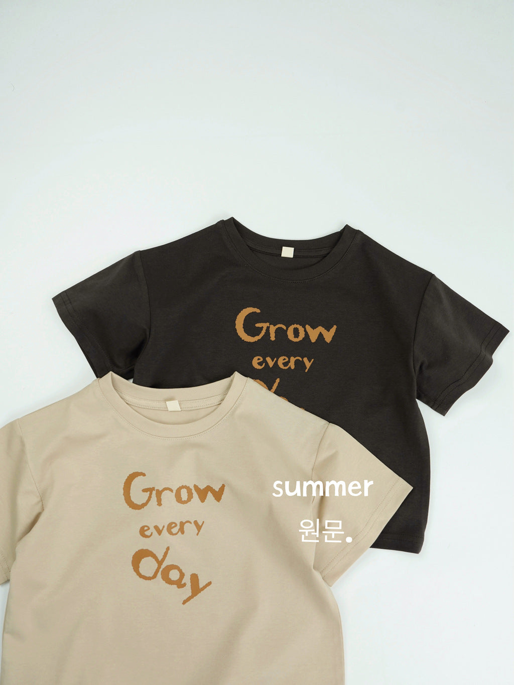 Children's Short-sleeved Summer Boy Clothing Loose Western Style Half Sleeve Letters Children's T-shirt