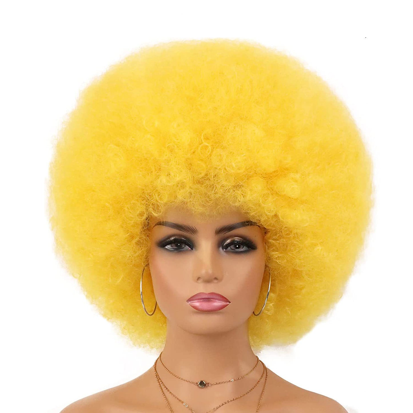 Women's Small Volume Afro More Colors Can Come To The Wig Long Curls