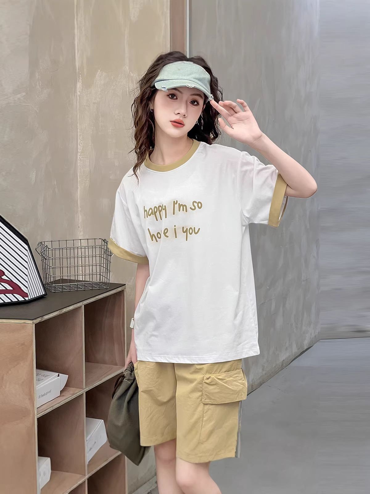 Children's Short-sleeved Middle Big Summer Loose Versatile Children's T-shirt