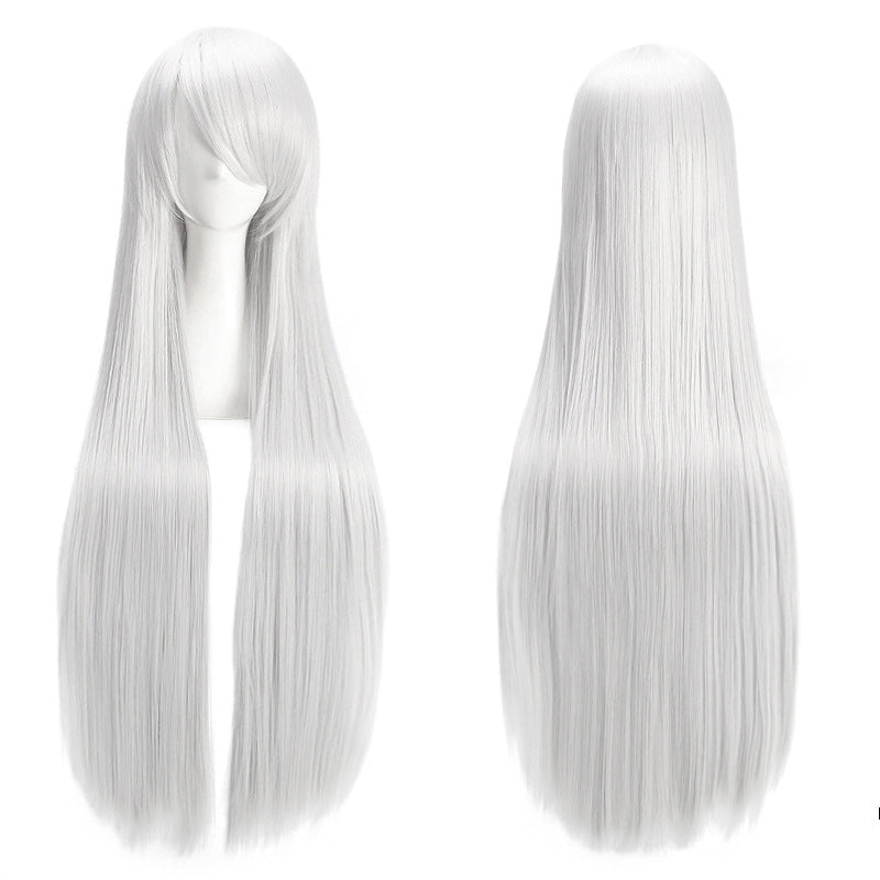 Classic Universal Color Hair Anime Fiber Long Straight Wig