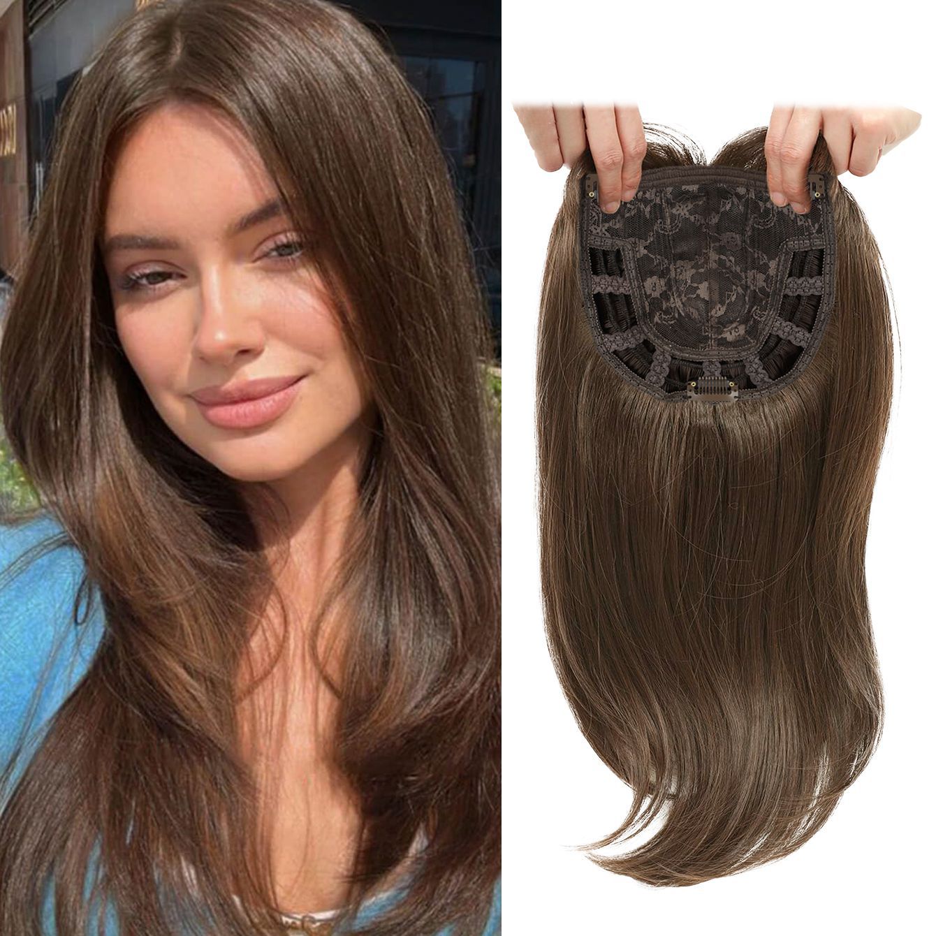 Hair Supplementing Piece Covering Gray Female Other Wig