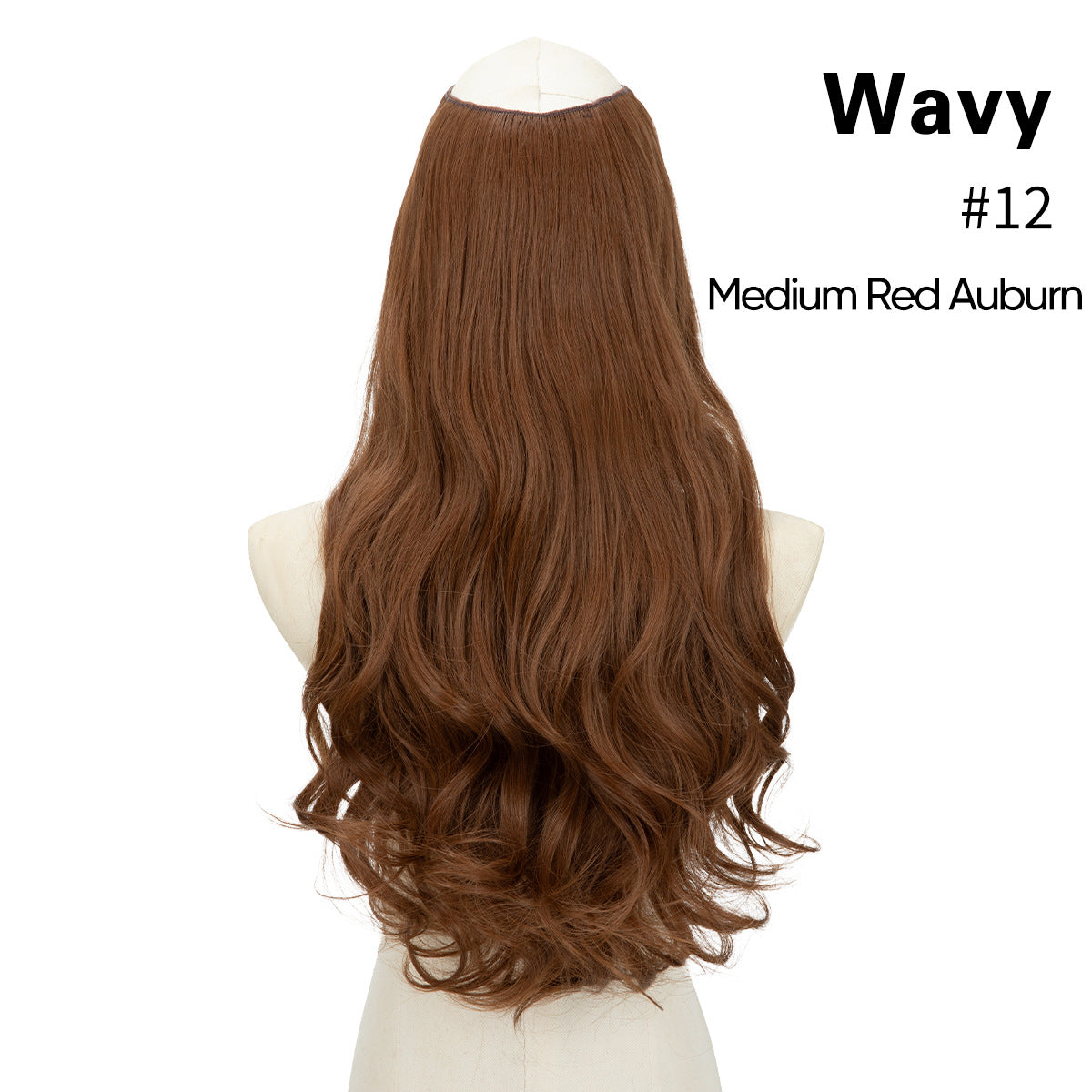 Female Long Curly Hair Big Wave Fluffy Natural U-shaped Wig