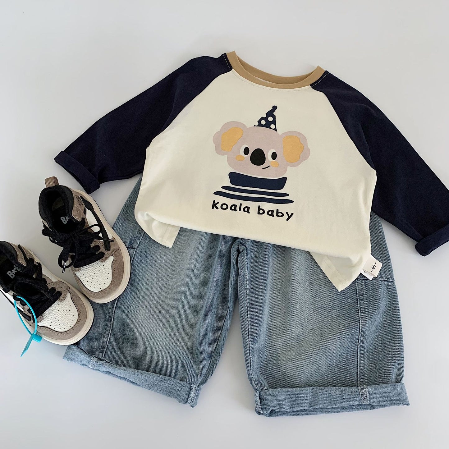 Children's Spring Korean Style Jeans Trousers Children's Pants
