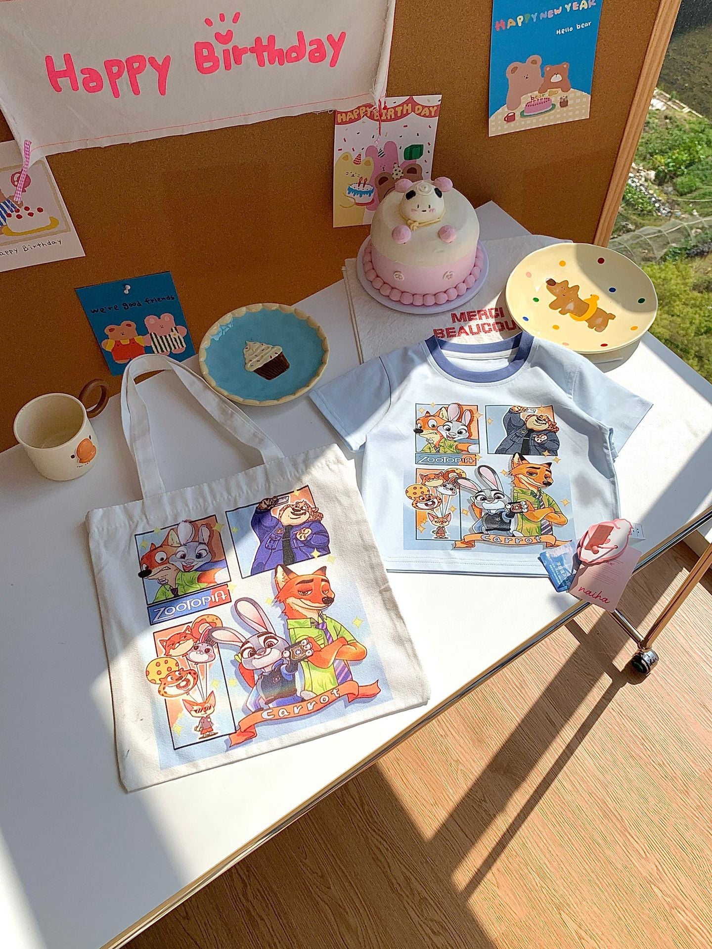 Children's Bag Summer Short Sleeve Cute Cartoon Printed Boys Korean Style Children's T-shirt