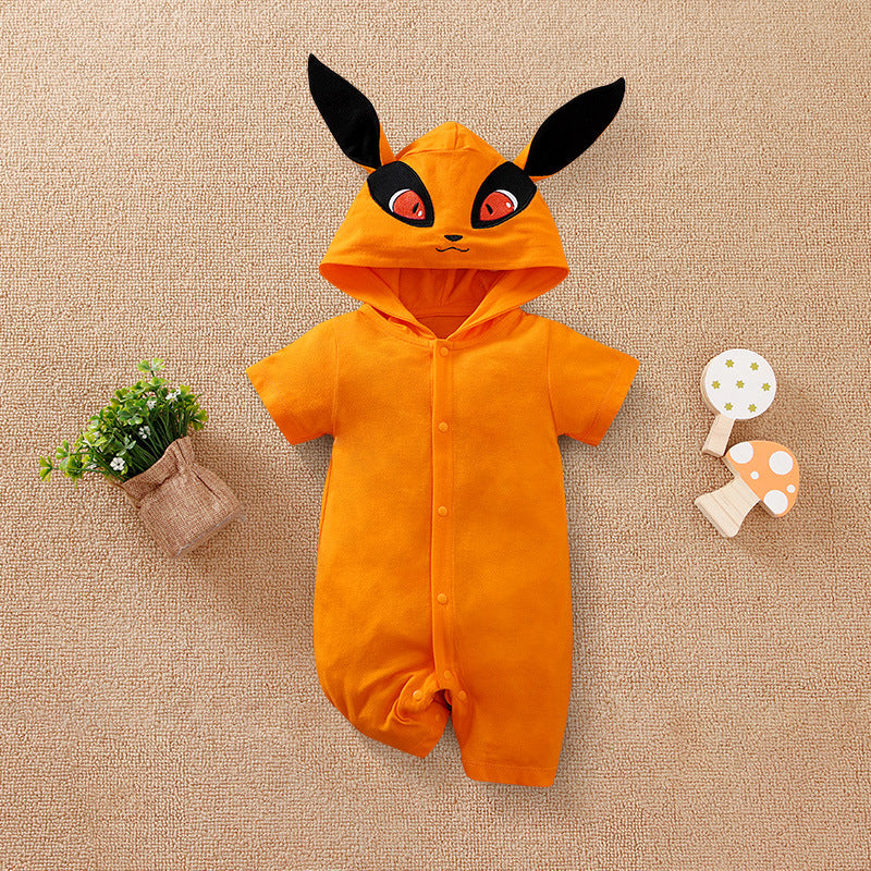 Cartoon Jumpsuit Full Cotton Thin Section Pullover Rompers Long Sleeve Jumpsuit, Climbing Suit
