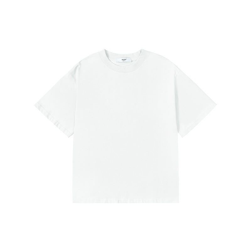 Children's Color Boys Cotton Short-sleeved Middle Big Children's T-shirt