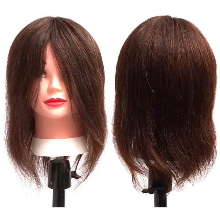 Women's Short Straight Natural Big Ear Hairdressing Shop Practice Other Wig