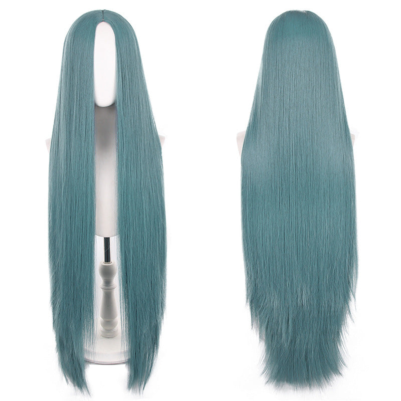Mid-length Universal Long Straight Scalp Style Cos Wig