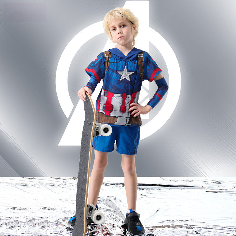 Children's Protection Ice Sleeve Sports Clothing T-shirt Children's Suit