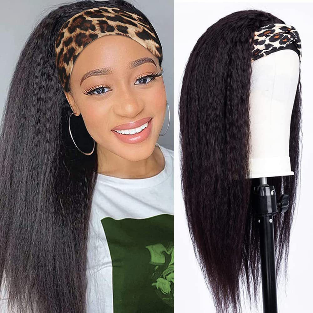 Straight Hair Ice Silk Band Headband Other Wig