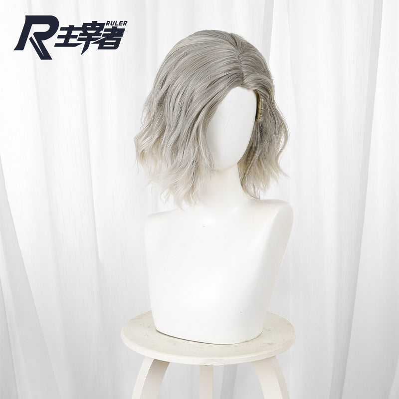 Resident Evil Requiem Grace Platinum Color Gradient Side Cos Wig