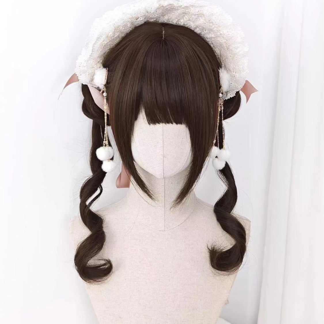 Curly Hair Sweet Soft Sheath Artificial Other Wig
