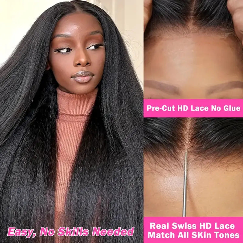 Front Lace Fashion Natural Fluffy Afro Wig Long Curls