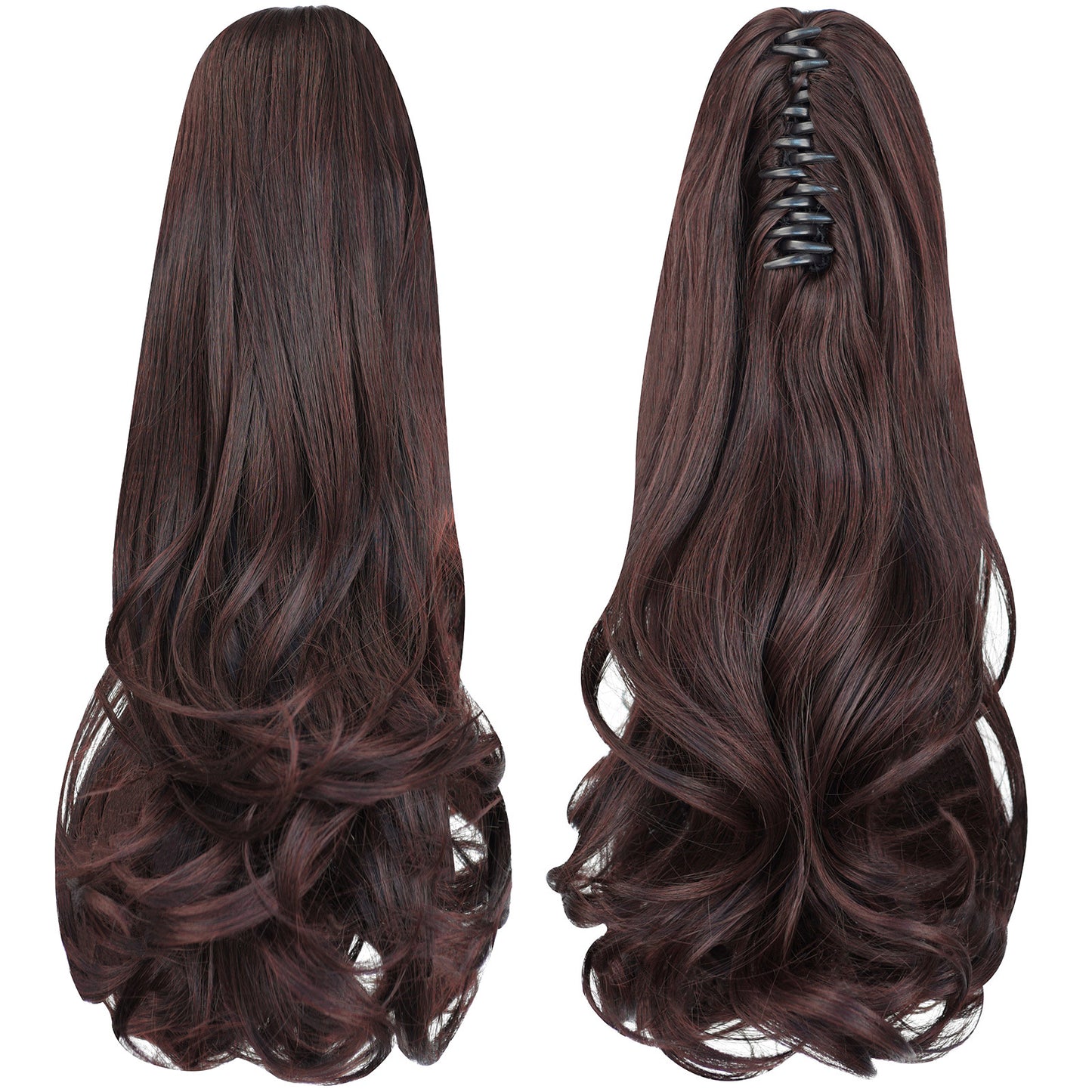 Tiger Mouth Grip Female Double Ladies Wig Ponytail